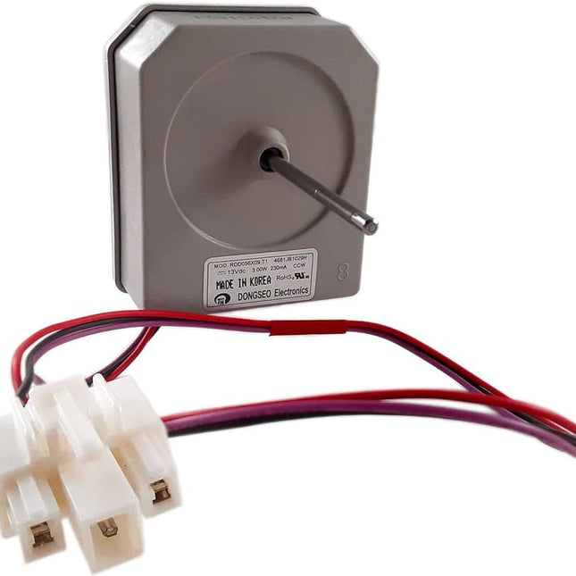 4681JB1029H Genuine LG OEM Refrigerator Evaporator Fan Motor also replaces EAU61644102  Parts-O-Matic