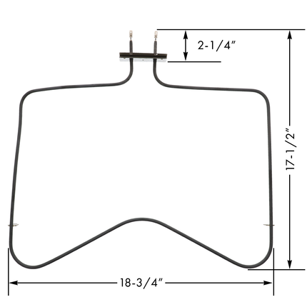 ERP B0213 Oven Bake Element Replaces WP9750213  Parts-O-Matic