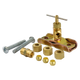 CSV2LL Self tapping saddle valve with 1/4" compression outlets.