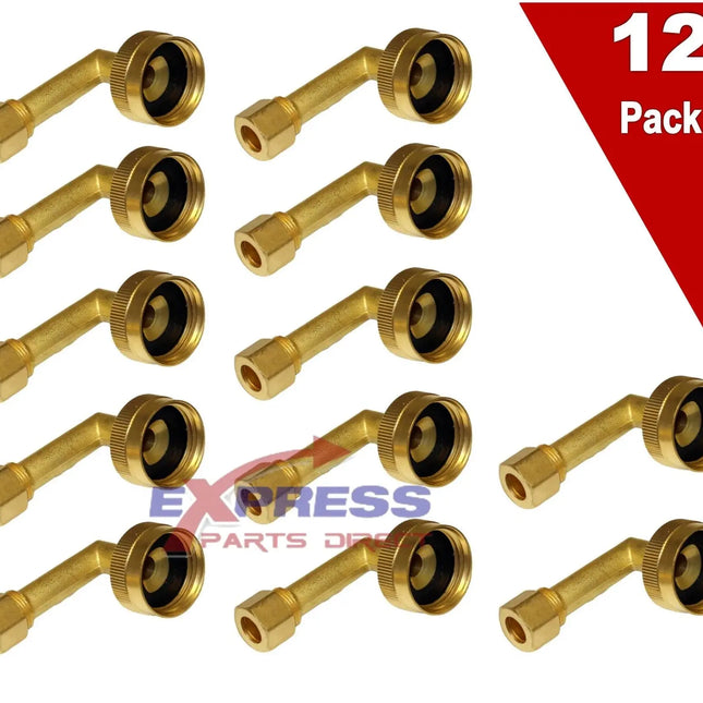 (12 Pack) 34FHTCM Dishwasher 90 Degree Fitting Replaces W10685193 Choice Manufactured Parts