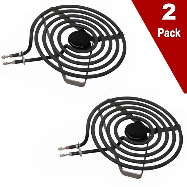 (2 Pack) ERS58D21 8" Surface Burner Element Replaces WPY04100166, 326789 Exact Replacement Parts