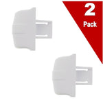 (2 Pack) ERP WR2X9144 Refrigerator Shelf Retainer Bar Support