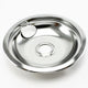 W10196405RW Large 8" Steel Drip Bowl Pan Replaces WPW10196405
