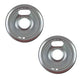 (2 Pack) W10196406CM Range Small 6" Steel Drip Bowl Pan Replaces WPW10196406