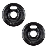 (2 Pack) W10290353CM Porcelain 6" Drip Pan Replaces W10290353RW