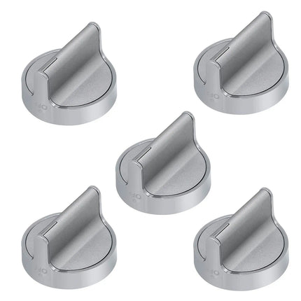 (5 Pack) ERP W10766544 Surface Burner Control Knob Exact Replacement Parts