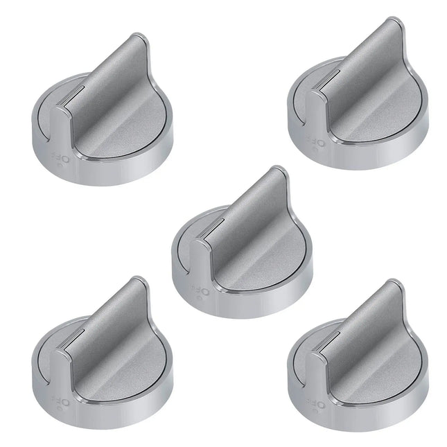 (5 Pack) ERP W10766544 Surface Burner Control Knob Exact Replacement Parts