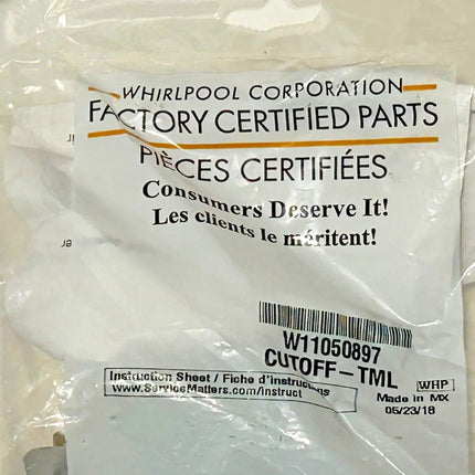 W11050897 Gas Dryer Genuine OEM Thermal Cut-Off Kit  Parts-O-Matic