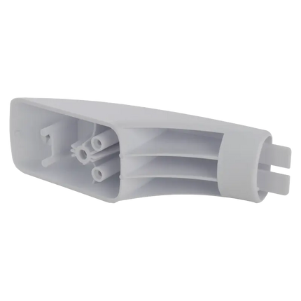 (2 Pack) WB07K10043CM Oven Door Handle End Cap (White) Replaces WB07K10043 Choice Manufactured Parts