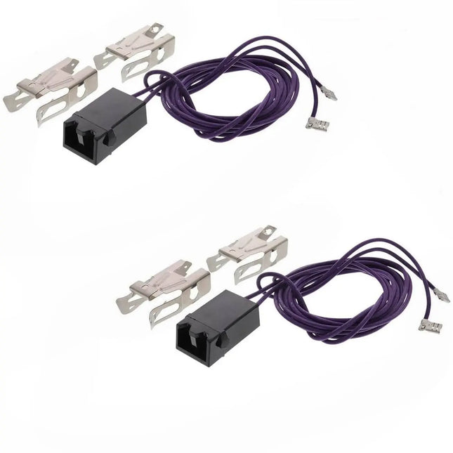 (2 Pack) WB17T10006CM Element Receptacle and Wire Kit Replaces WB17T10006 Choice Manufactured Parts