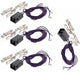 (4 Pack) WB17T10006CM Element Receptacle and Wire Kit Replaces WB17T10006