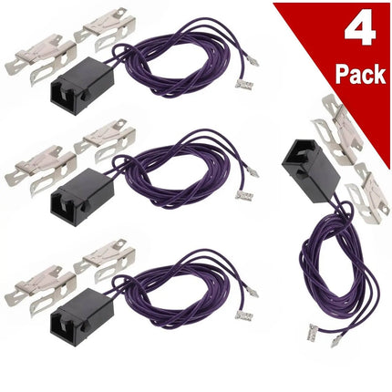 (4 Pack)  ERP WB17T10006 Range Surface Element Receptacle Exact Replacement Parts