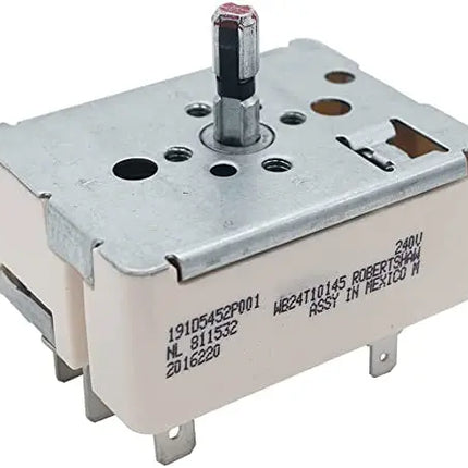 WB24T10145CM Surface Element Infinite Switch Replaces WB24T10145 Choice Manufactured Parts