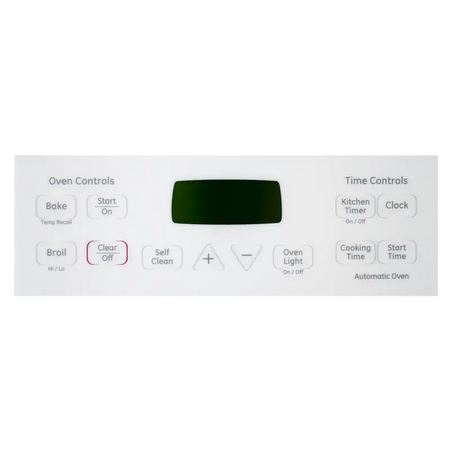 WB27T11006CM Range / Oven Control Overlay (Faceplate) Replaces WB27T11006 Choice Manufactured Parts