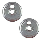 (2 Pack) WB31X5010CM 6" Burner Drip Pan Replaces WB31X5010