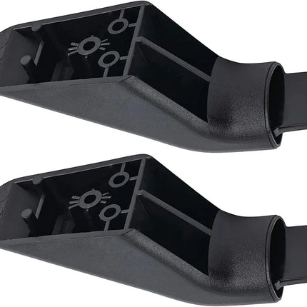(2 Pack) WB7X7183CM Oven Door Handle Endcap (Black) Replaces WB7X7183 Choice Manufactured Parts