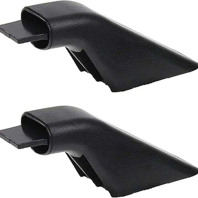 (2 Pack) WB7X7183CM Oven Door Handle Endcap (Black) Replaces WB7X7183 Choice Manufactured Parts