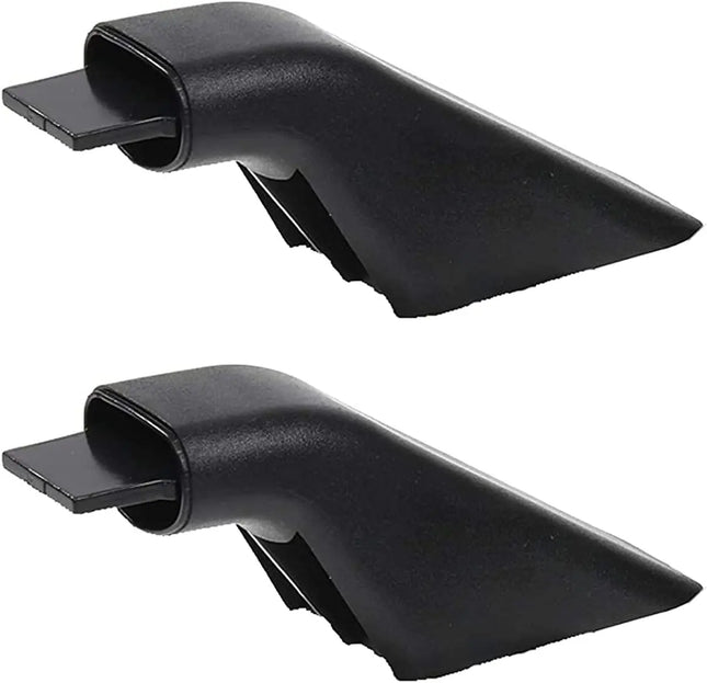 (2 Pack) WB7X7183CM Oven Door Handle Endcap (Black) Replaces WB7X7183 Choice Manufactured Parts