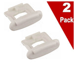 (2 Pack) WD12X10304 Genuine GE OEM Rack End Cap Clip