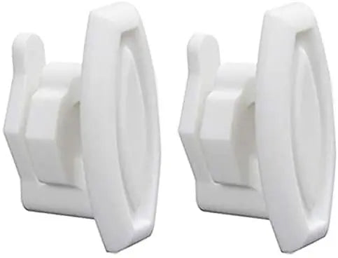 (2 Pack) WD12X10304CM Dishwasher Top Rack Slide End Cap Clip (Older Style) Replaces WD12X10304 Choice Manufactured Parts
