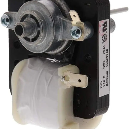 WR60X203CM Refrigerator Evaporator Fan Motor Replaces WR60X203 Choice Manufactured Parts